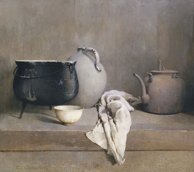 灰色で勉強する 作： Emil Carlsen