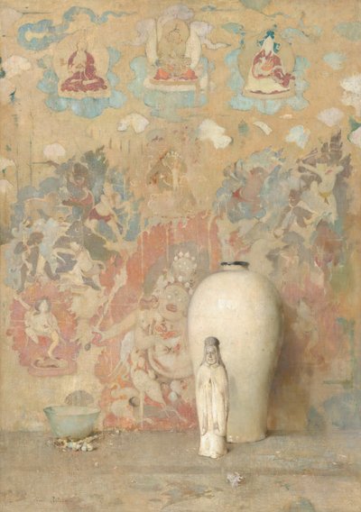 チベットからの絵、c。 1920年。 作： Emil Carlsen