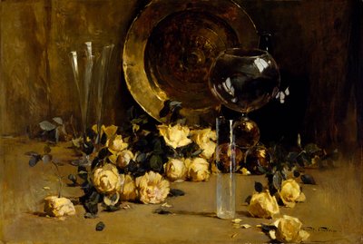 黄色いバラ 作： Emil Carlsen