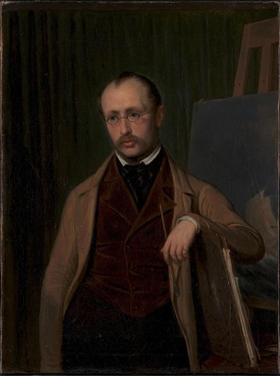 海洋画家の肖像 作： Emil Ditlev Bærentzen