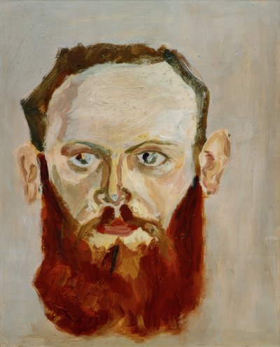 完全なひげを持つ男の肖像 作： Emil Hertzka