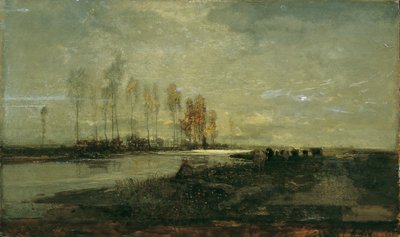 ランデンブルク2世近くのタイヤで 作： Emil Jakob Schindler