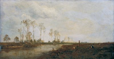 ルンデンブルグ I 近くのターヤーで 作： Emil Jakob Schindler