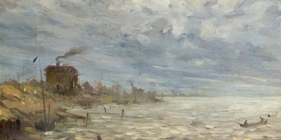 ズィルト島の海岸 作： Emil Jakob Schindler