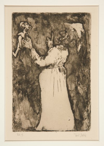 The Little Puppet、Fantasies (Fantasy) のプレート 7 作： Emil Nolde