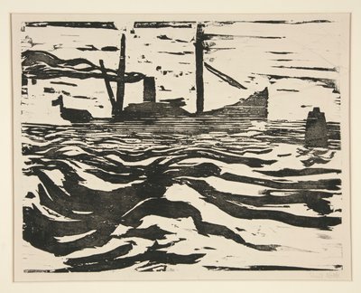 フィッシュダンプファー（釣り船） 作： Emil Nolde