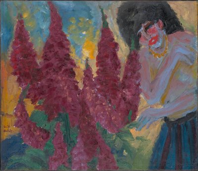フラワーガーデンの朝 作： Emil Nolde