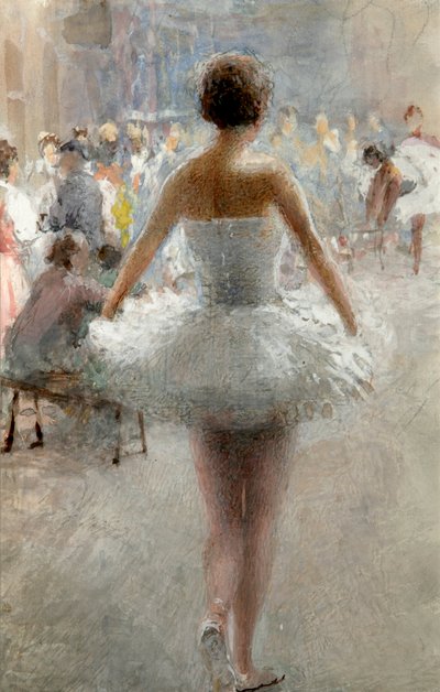 バレエのリハーサル」、1930年代。 作： Emil Oskarovich Wisel