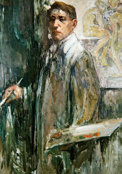 自画像、1910年頃（油彩・キャンバス） 作： Emil Zoir