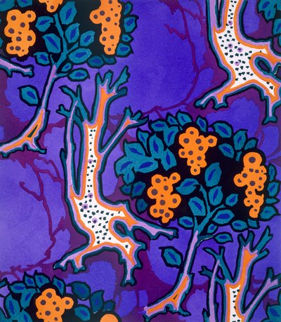 1925年発行の「New Floral Designs and Colours」のデザイン（カラーリソ） 作： Émile Allain Séguy