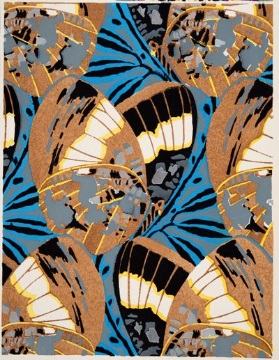 プレート 20 の詳細、Papillons、パブから。 1925年（ポチョワールプリント） 作： Émile Allain Séguy