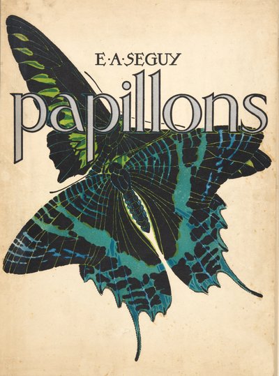 Butterflies の表紙、パブ。 1925年（ステンシルプリント） 作： Émile Allain Séguy