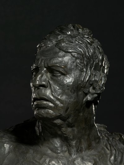 Busto de Ingres (bronze) (detalhe de 471055) 作： Emile Antoine Bourdelle