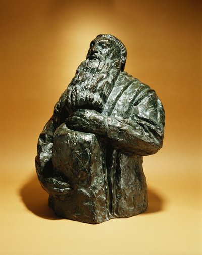 ロダンは振り返る;ロダンペンシュアンアリエール、1909年 作： Emile Antoine Bourdelle