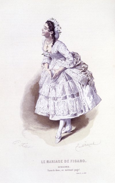 ボーマルシェ（1732-1799）の全作品 Edouard Fournier, Ed.Laplace, Sanchez et Cie, Paris 1876 (carving) 作： Emile Antoine Bayard