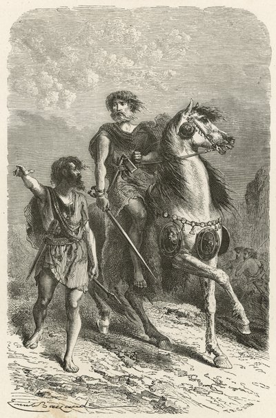青銅器時代の戦士 作： Emile Antoine Bayard