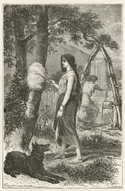 最初の織工 作： Emile Antoine Bayard