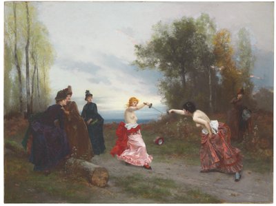 決闘、1884 作： Emile Antoine Bayard