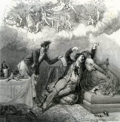 レストランの評価 作： Emile Antoine Bayard