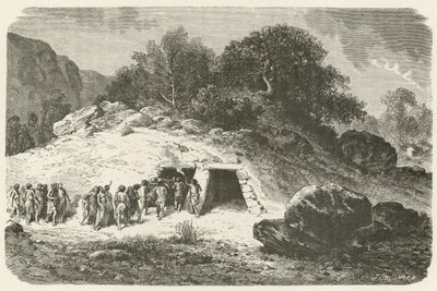 磨石時の古墳 作： Emile Antoine Bayard