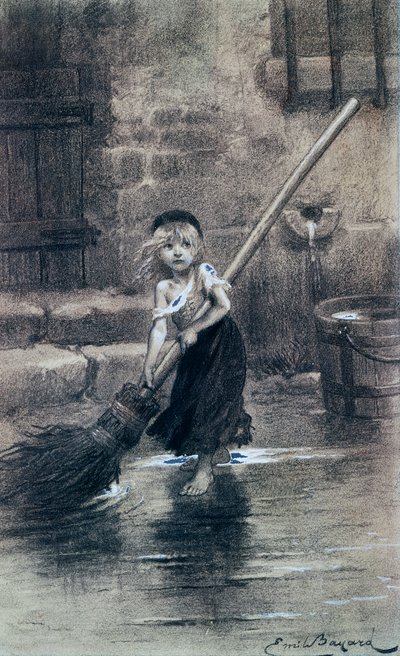 若き日のコゼット 作： Emile Antoine Bayard