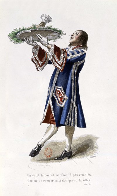 Oeuvres de Nicolas Boileau, Paris 1873, Laplace Sanchez and Cie editeursに掲載されたイラスト（彫刻）。 作： Emile Antoine Bayard