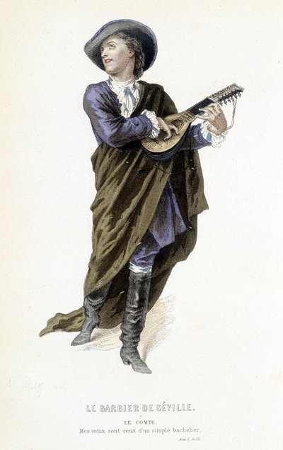 Le barbier de Seville" in the "Oeuvres completes de Beaumarchais", ed.ラプラス・サンチェス＆シー、パリ 作： Emile Antoine Bayard