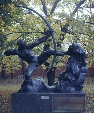 ヘラクレスザアーチャー、1909年（ブロンズ） 作： Emile Antoine Bourdelle