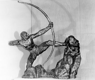 ヘラクレスザアーチャー、1909年（ブロンズ） 作： Emile Antoine Bourdelle