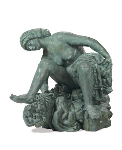 大きなしゃがみバザー;大きなしゃがむ入浴者 作： Emile Antoine Bourdelle