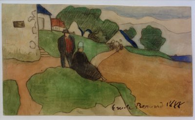 ブルトン村 作： Emile Bernard