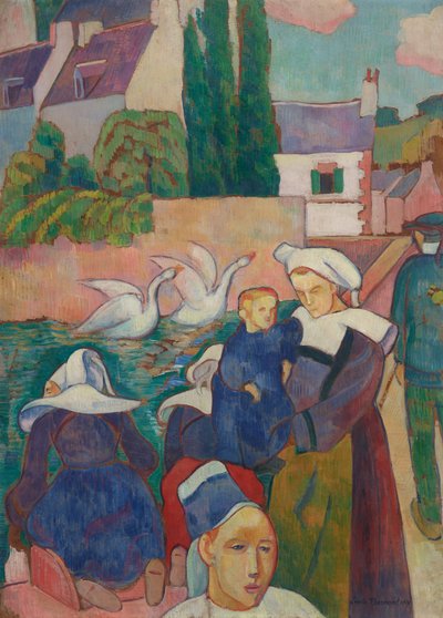 ポンアヴェンの橋 作： Emile Bernard