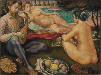 愛の裁判所、1890 作： Emile Bernard