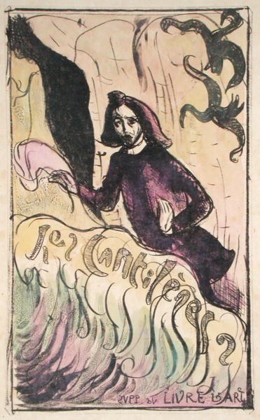 「Les Cantilenes」の表紙イラスト 作： Emile Bernard