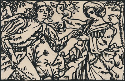 Villons Petit Testament、1919年のイラスト 作： Emile Bernard