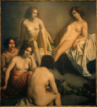 売春宿で 作： Emile Bernard