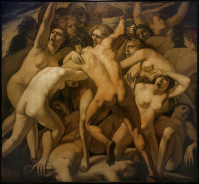 男を女と戦う 作： Emile Bernard