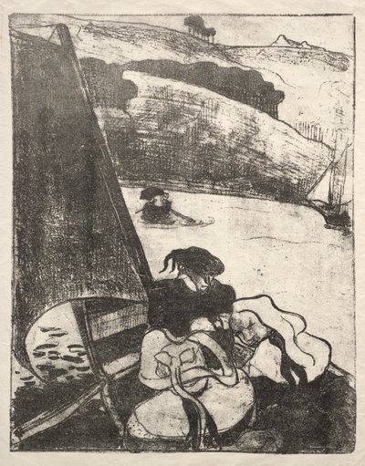 Les Bretonneries: 巡礼からの帰還 作： Emile Bernard