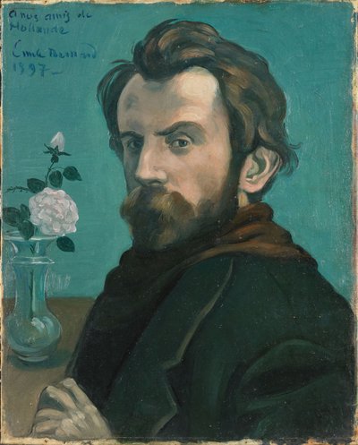 自画像、1897 作： Emile Bernard