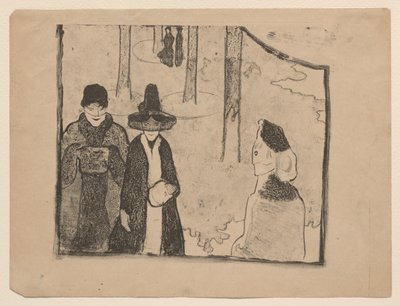 散歩 作： エミール・バーナード
