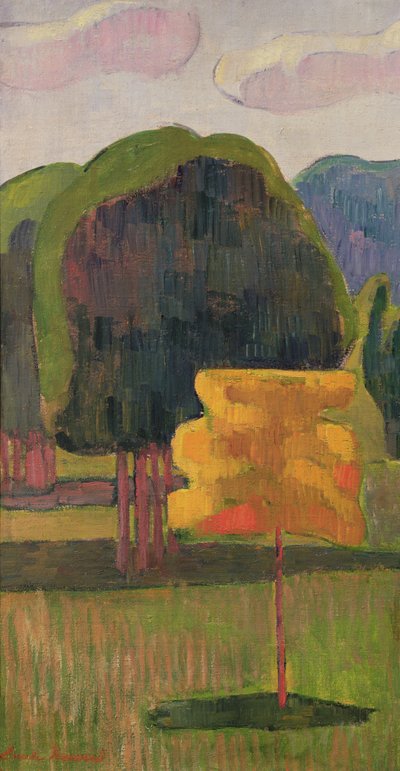 イエローツリー、1888 作： Emile Bernard