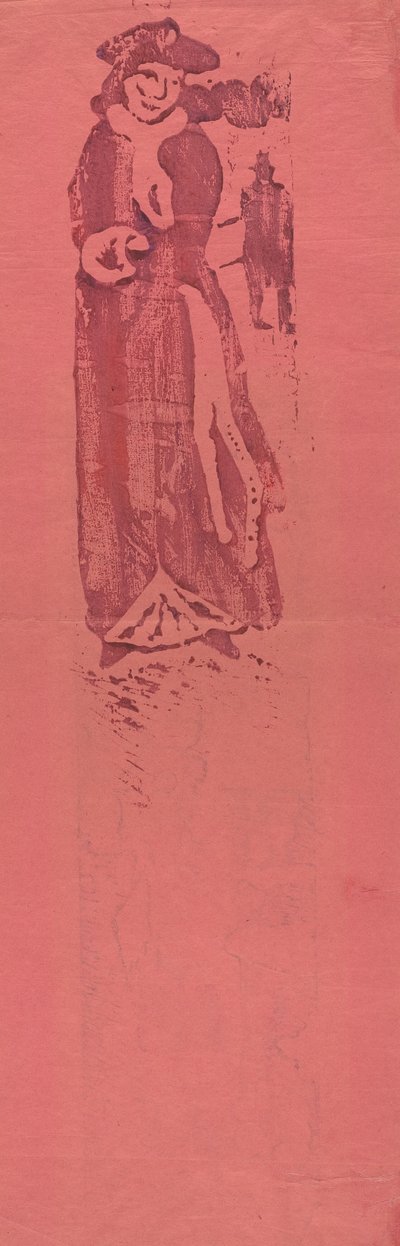 マフの女 (La Dame au Manchon) 作： Emile Bernard