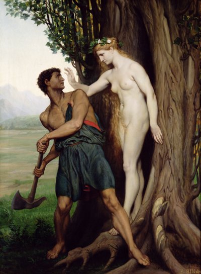 ハマドリヤド、1870 作： Emile Bin