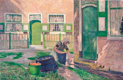 Ferme en Zud-Beveland、c1899 作： Emile Claus