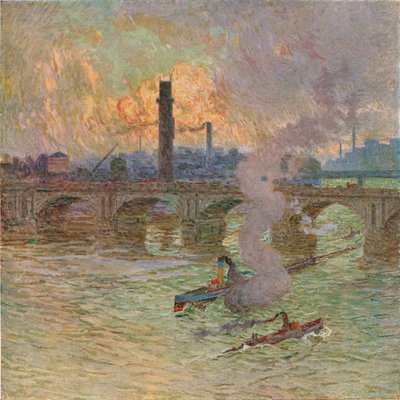 荒天、c1917 作： Emile Claus