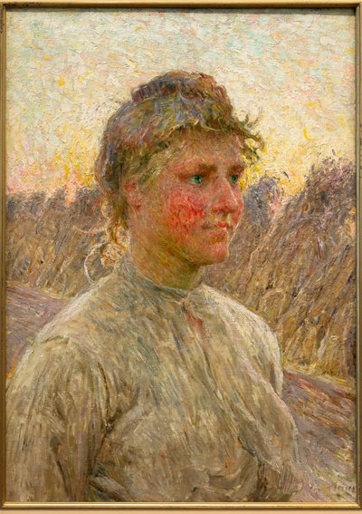若い農家の妻 作： Emile Claus