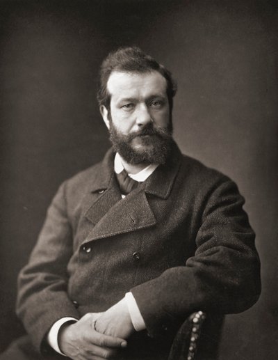 フェリックス・アンリ・ブラックモン。 肖像画。 作： Emile Courtin