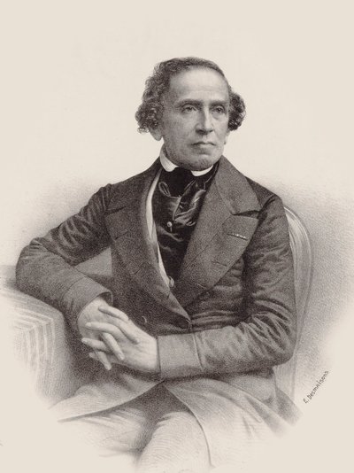 作曲家ジャコモ・マイヤーベーアの肖像 1791-1864, 1857. 作： Emile Desmaisons