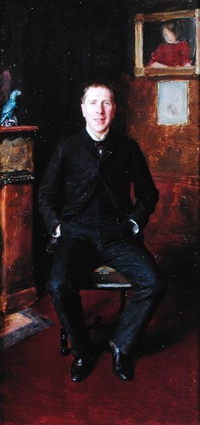 アーネスト・コクランの肖像（1848-1909）1889 作： Emile Friant
