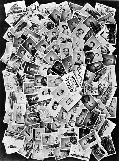 グセル写真スタジオの広告、サイゴン、1860年代頃 作： Emile Gsell